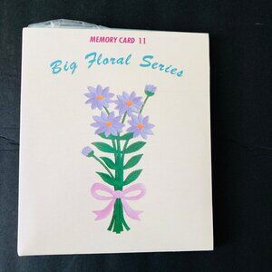 Janome Flower Series Big Floral Series #11 CD Templates New Machine Embroidery